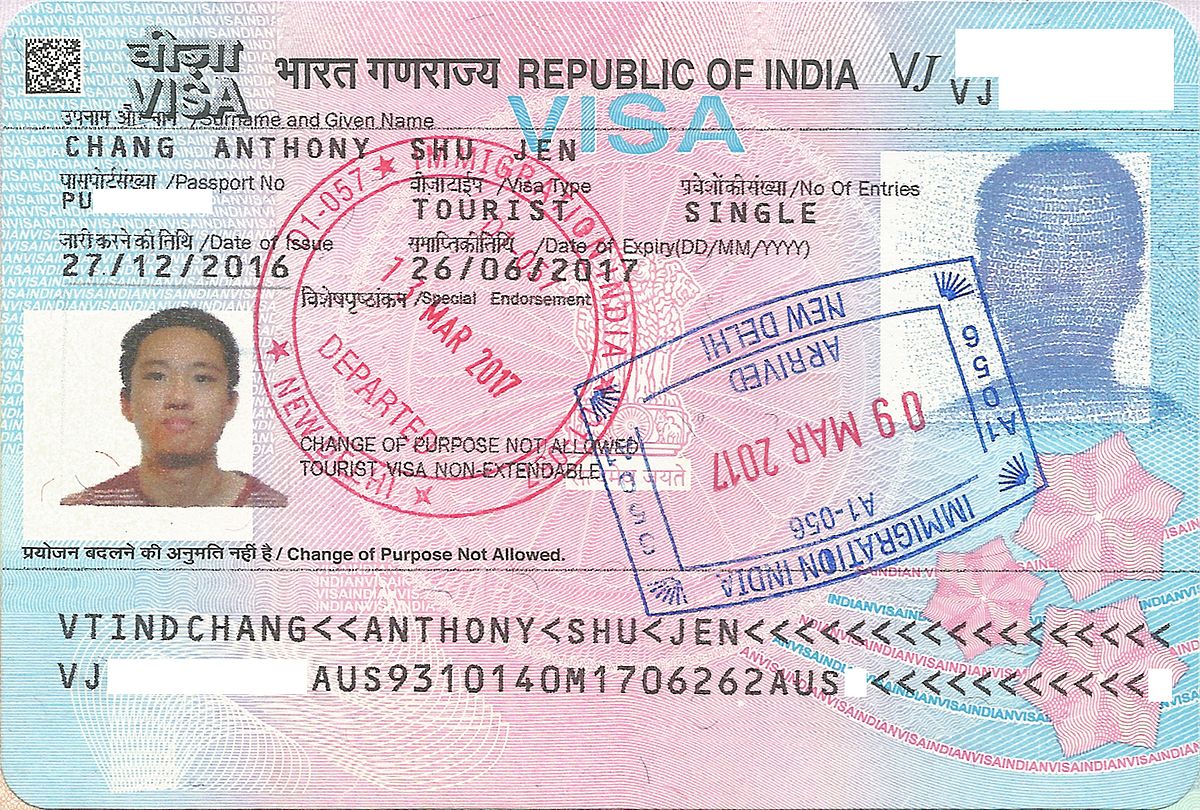 Requirements For Indian Visa Application Process And Passport :