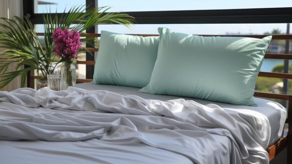 Perfect tog duvet with flowers aside