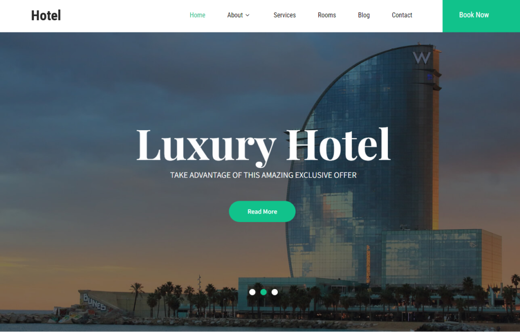 Hotel WordPress Theme