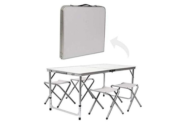 foldable table and chairs